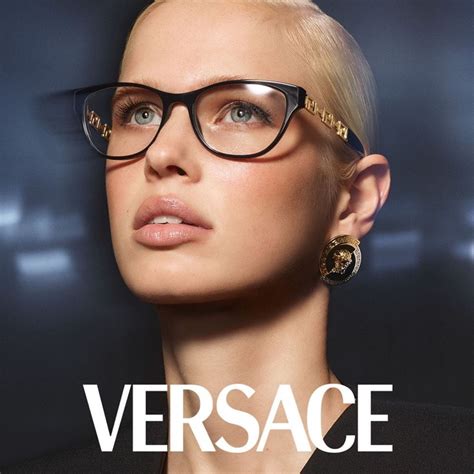 versace style glasses|clear versace glasses on face.